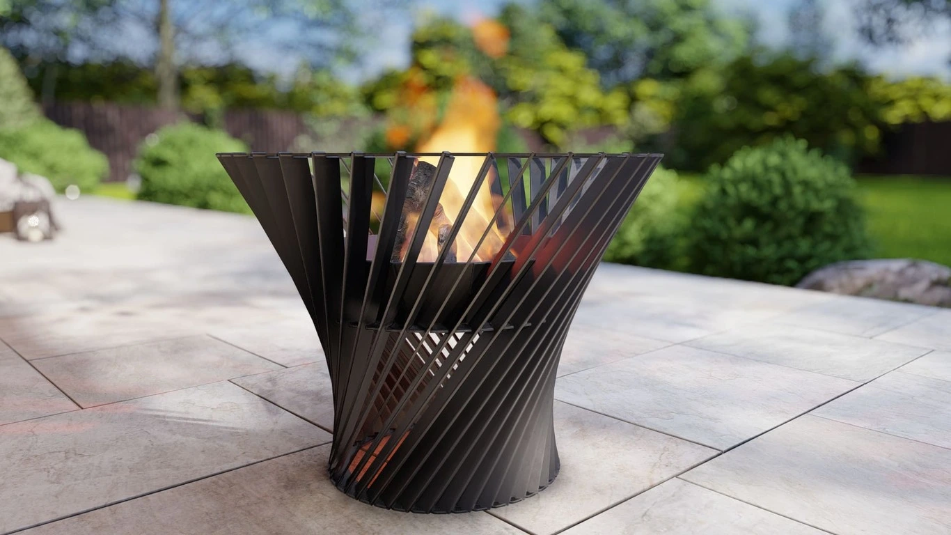 Spiral Tower Fire Pit 32 - Image 2