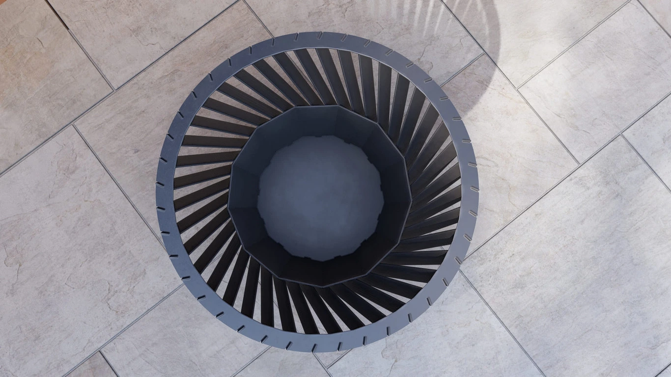 Spiral Tower Fire Pit 32 - Image 9