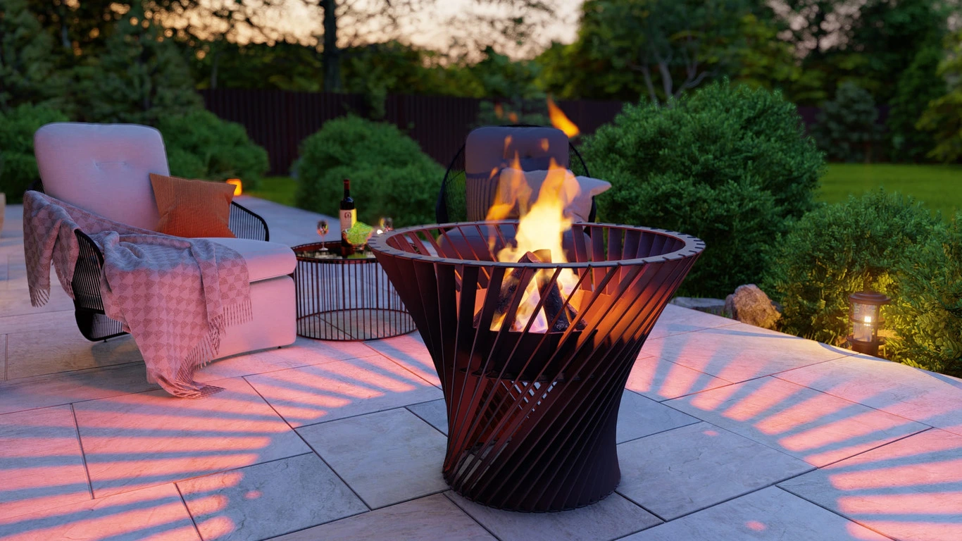 Spiral Tower Fire Pit 32 - Image 4