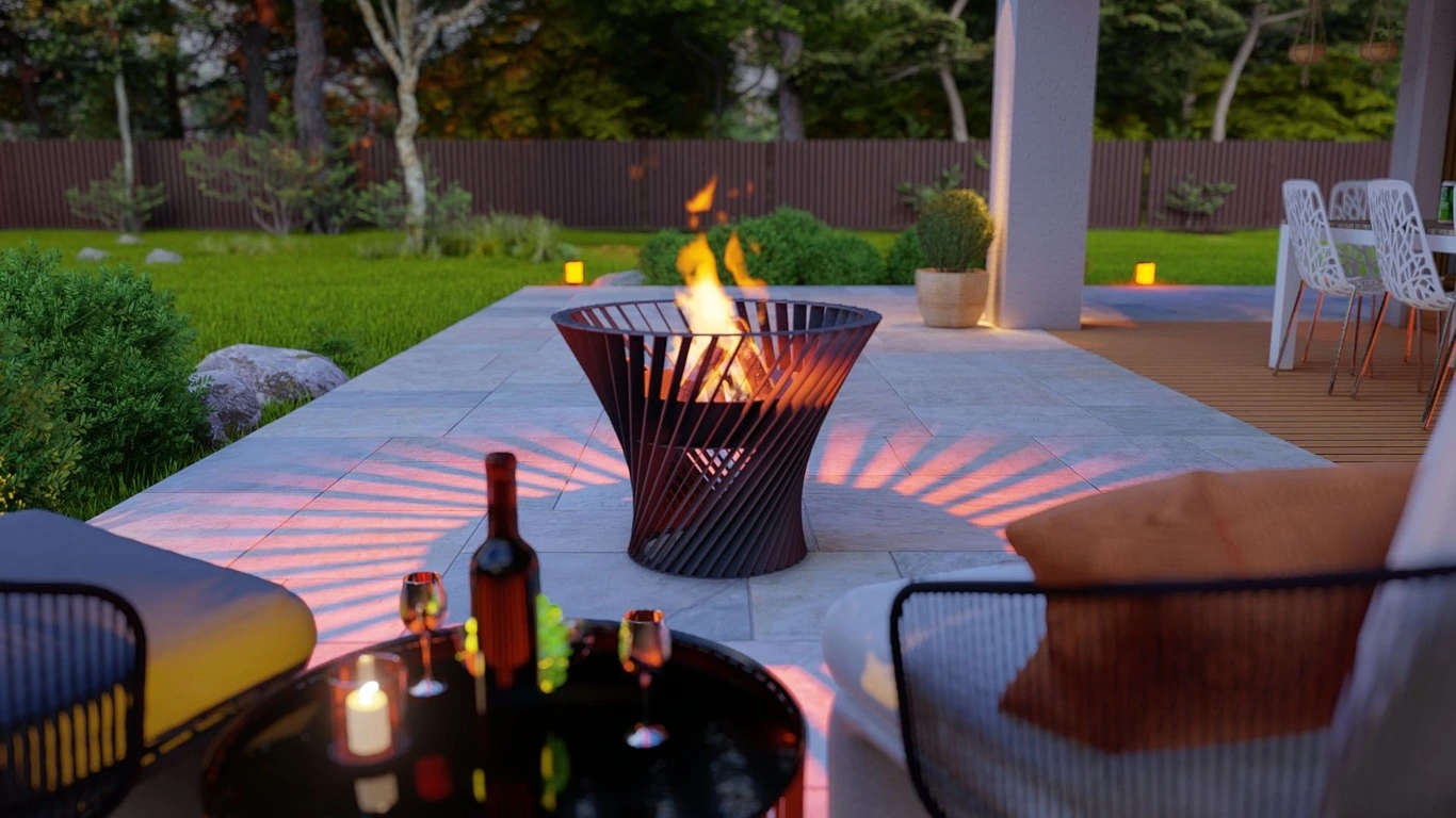 Spiral Tower Fire Pit 32 - Image 5