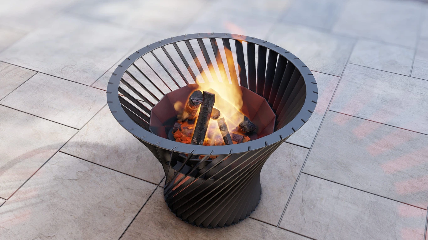 Spiral Tower Fire Pit 32 - Image 7