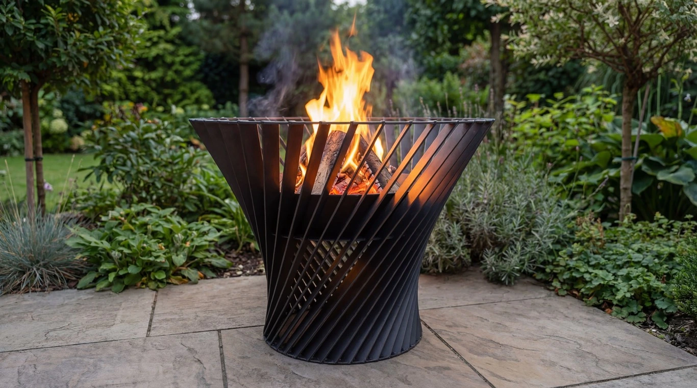 Spiral Tower Fire Pit 32