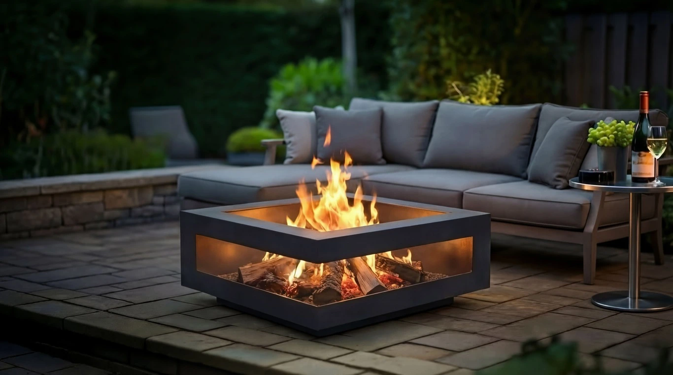 Square Low Fire Pit