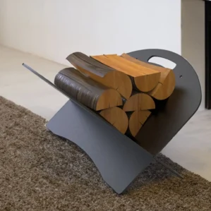 Slider Rounded Firewood Rack