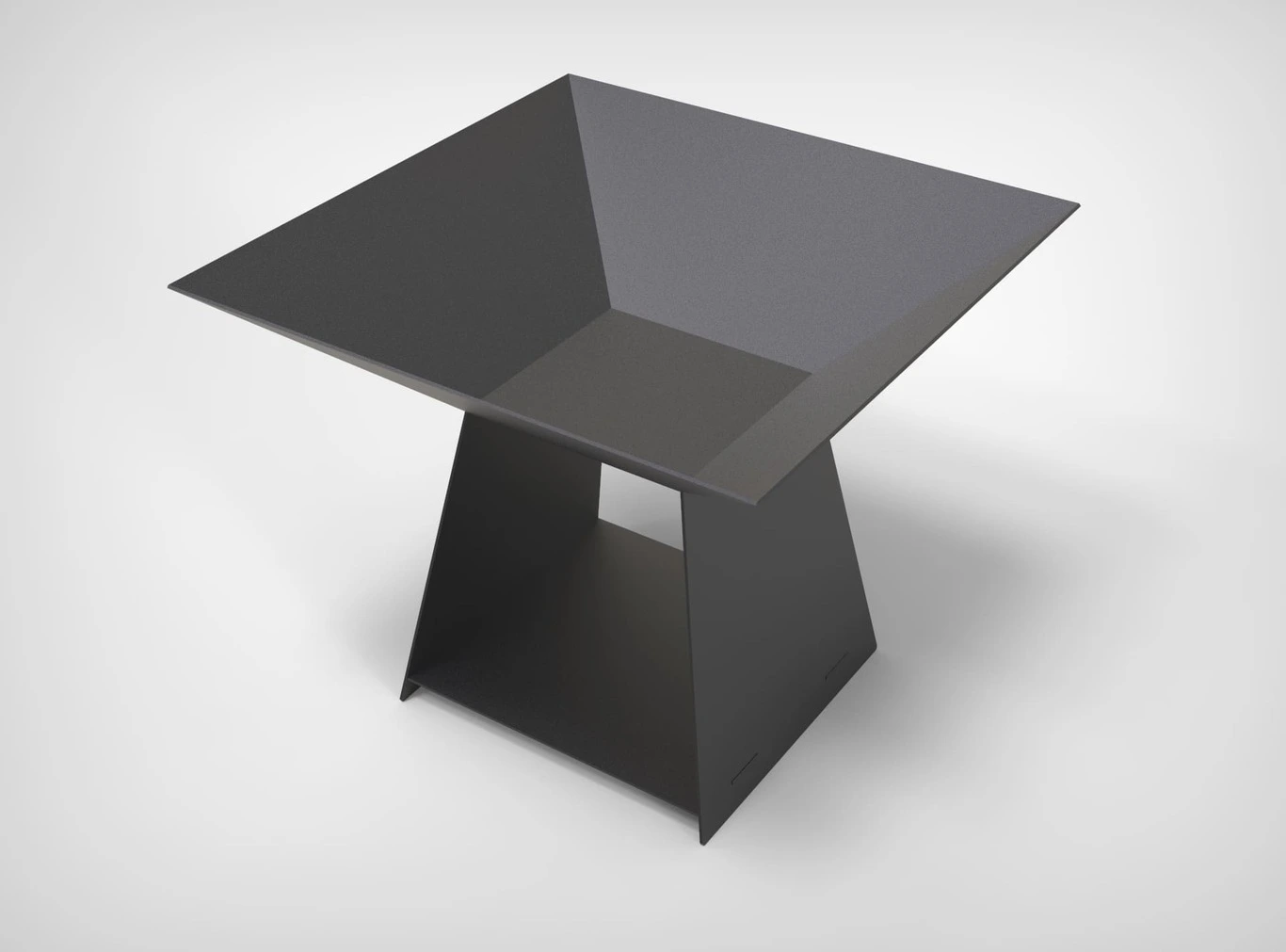 Square High Fire Pit - Image 4